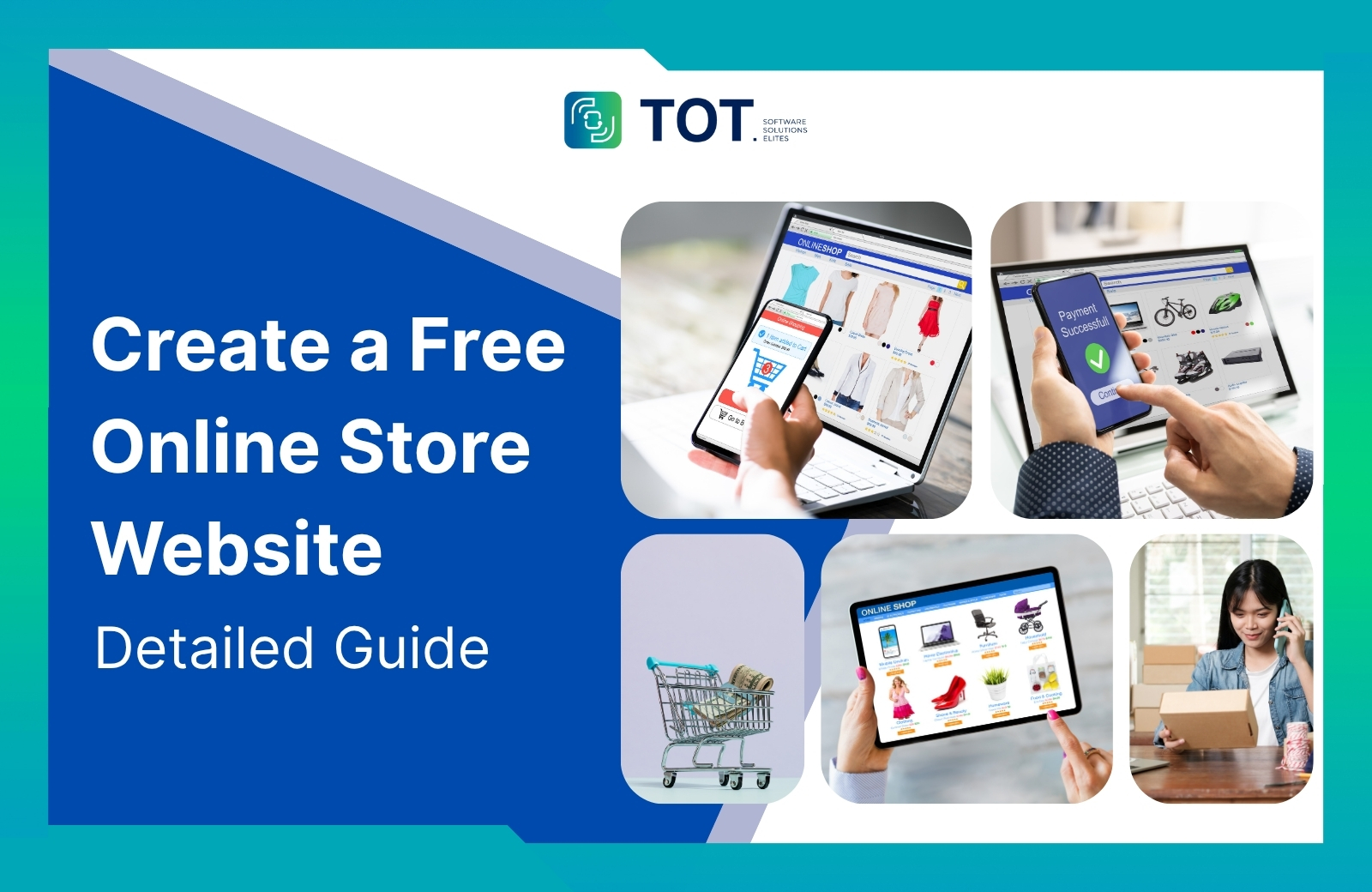 create a free online store website